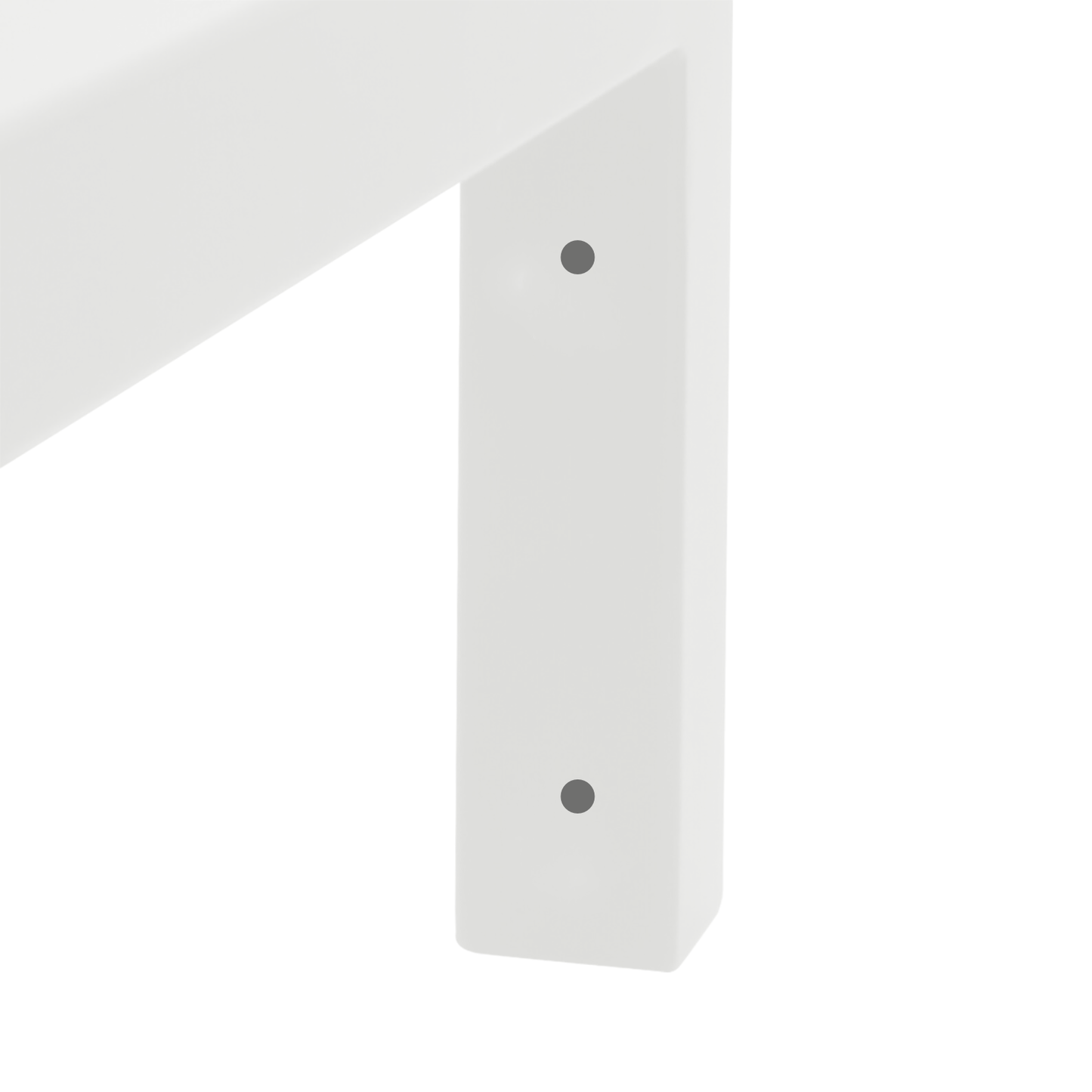 Wandkonsole | 2 Stück | Weiß | 350x150mm | Konsolenträger | Wandhalterung