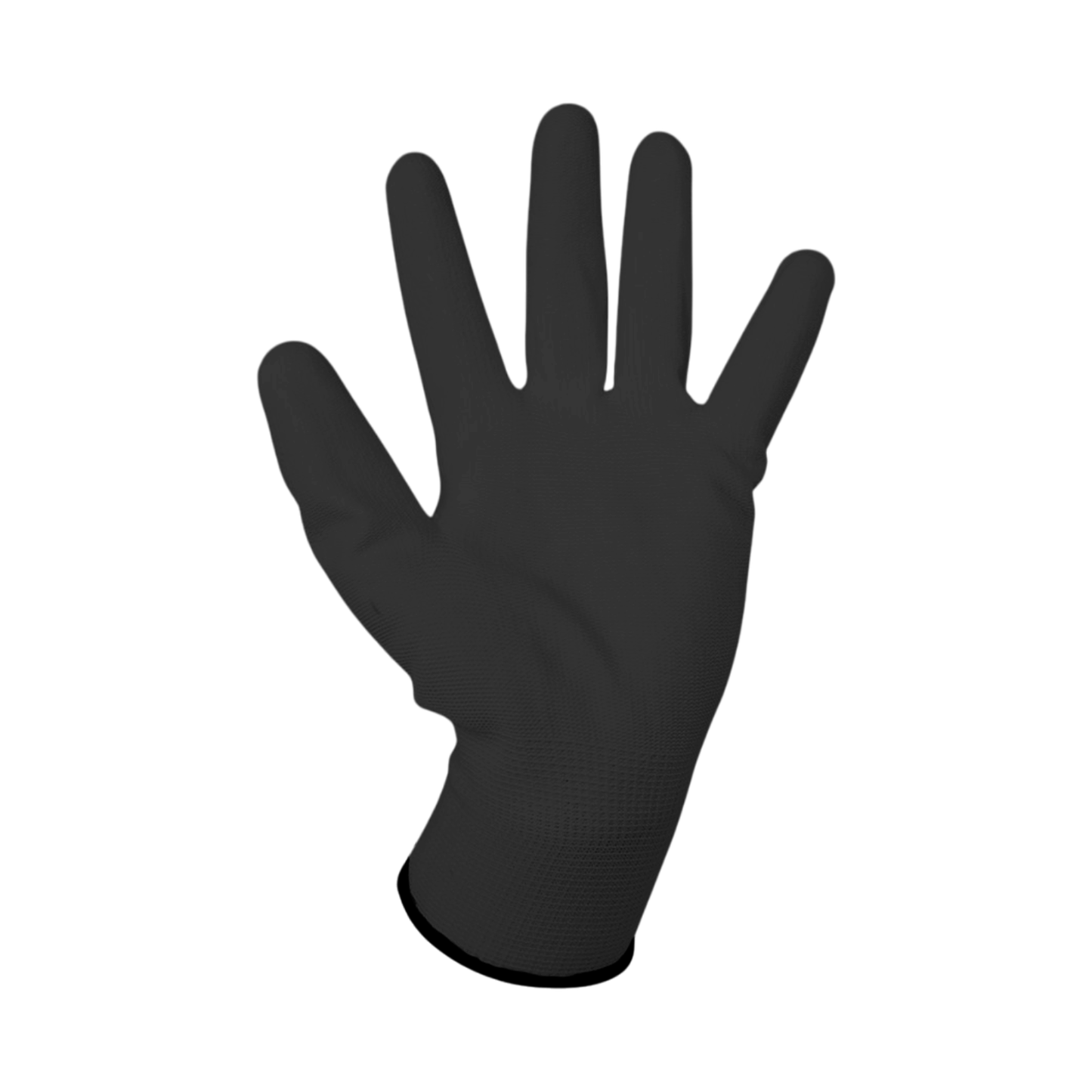 Arbeitshandschuhe | Nylon | PU-Beschichtung | 12 Paar | XL | Schwarz