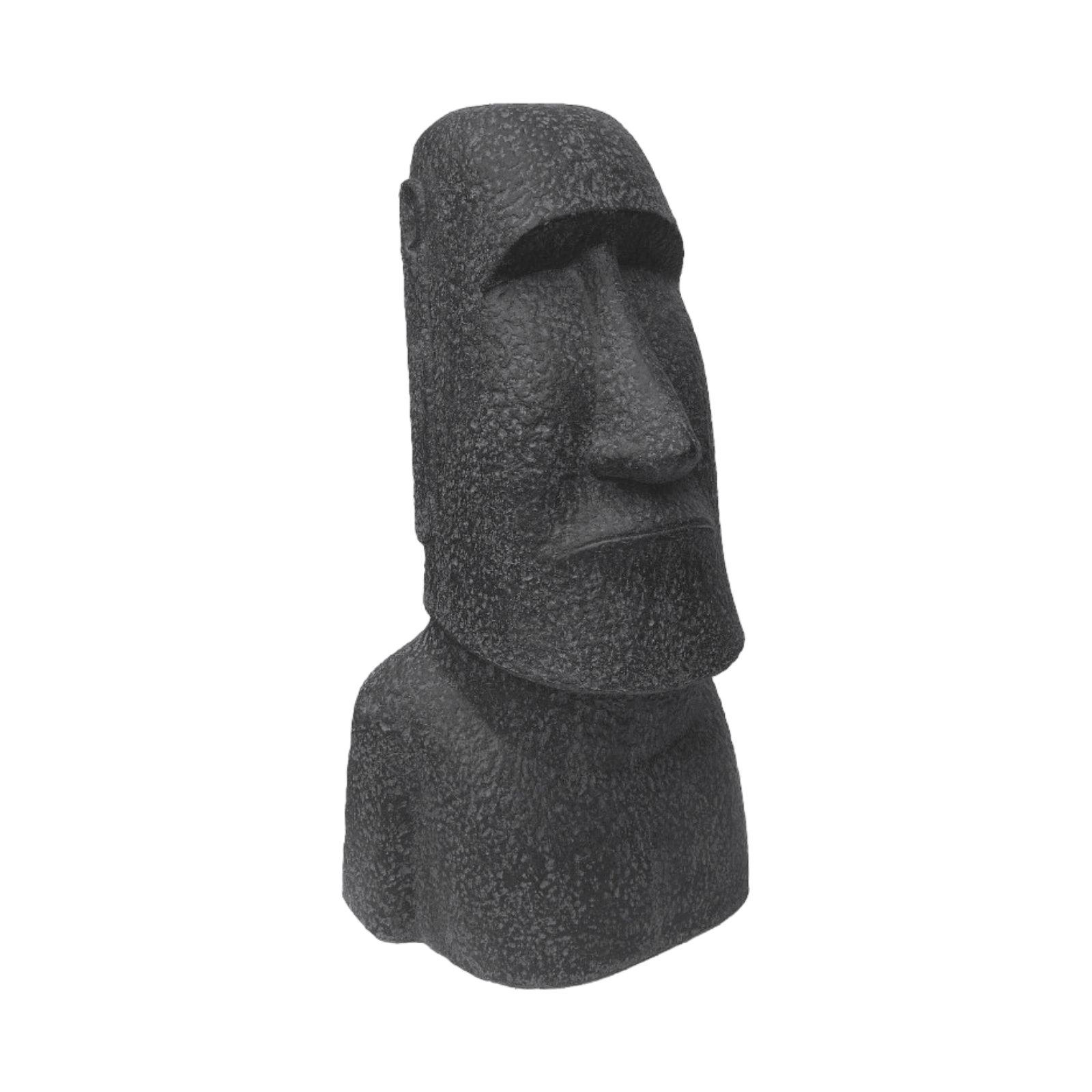 Gartenfigur | Anthrazit | 78cm | Moai | Skulptur | Rapa Nui | Osterinsel