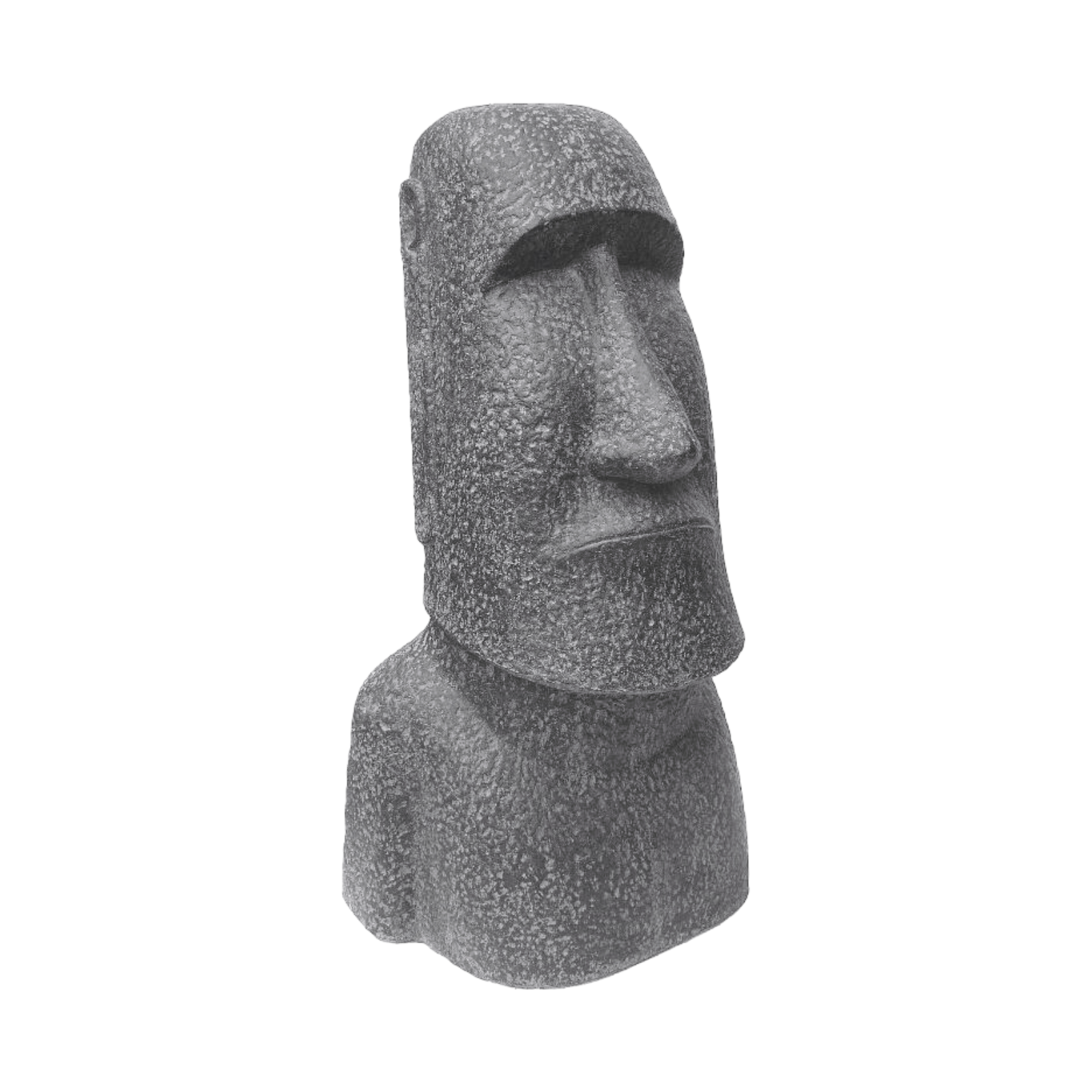 Gartenfigur | Grau | 53,5cm | Moai | Skulptur | Rapa Nui | Osterinsel