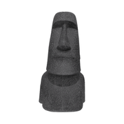 Gartenfigur | Anthrazit | 78cm | Moai | Skulptur | Rapa Nui | Osterinsel