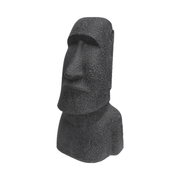 Gartenfigur | Anthrazit | 53,5cm | Moai | Skulptur | Rapa Nui | Osterinsel