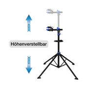 Montageständer | Fahrrad | Reparaturständer | Teleskop | 50kg | 360° | Bike