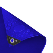 Abdeckplane | Polyethylen | Blau | 260 g/m2 | 6x10m | Gewebeplane | Schutz