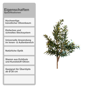 Olivenbaum | künstliche Pflanze | Dekoration | im Topf | 150 cm