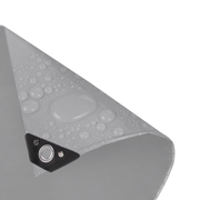 Abdeckplane | Polyethylen | Grau | 180 g/m2 | 6x12m | Gewebeplane | Schutz