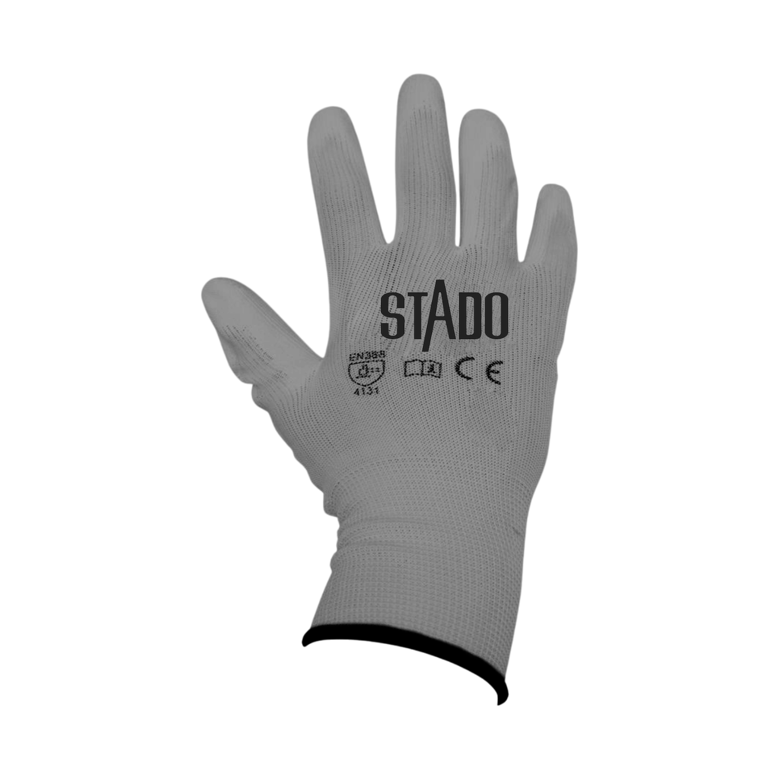 Arbeitshandschuhe | Nylon | PU-Beschichtung | 24 Paar | XL | Grau