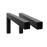 Wandkonsole | 2 Stück | Schwarz | 450x150mm | Konsolenträger | Wandhalterung