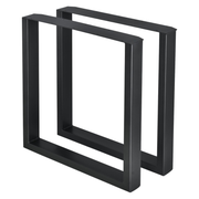 Tischgestell | 2 Stück | Schwarz | 90x72cm | Tischbeine | Untergestell