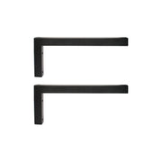 Wandkonsole | 2 Stück | Schwarz | 450x150mm | Konsolenträger | Wandhalterung