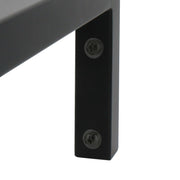Wandkonsole | 2 Stück | Schwarz | 450x150mm | Konsolenträger | Wandhalterung