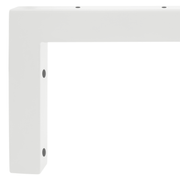 Wandkonsole | 2 Stück | Weiß | 350x150mm | Konsolenträger | Wandhalterung