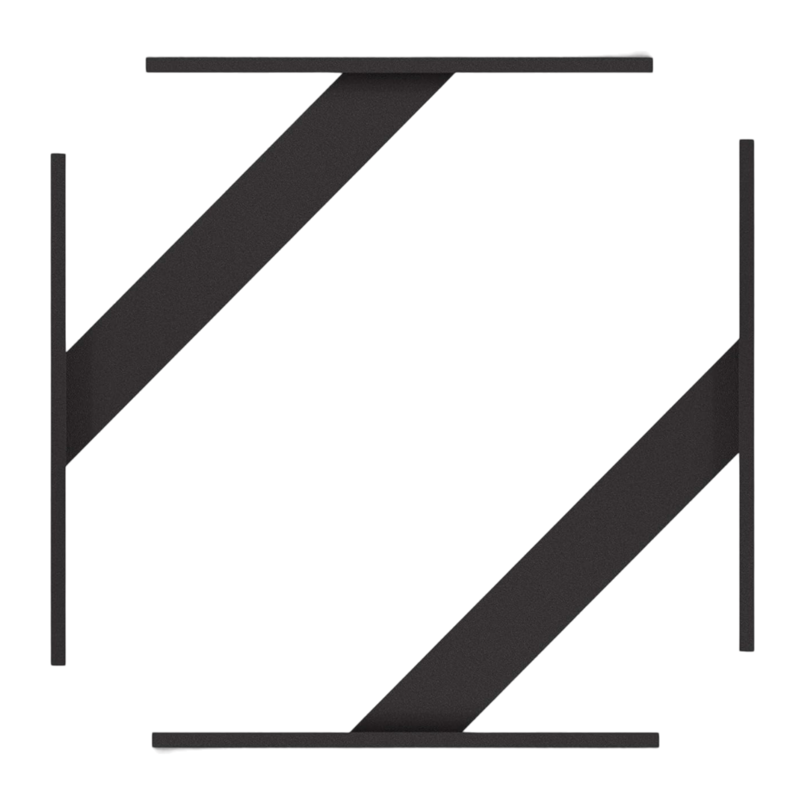 Wandkonsole | 2 Stück | Aluminium | Schwarz | 180x180mm | Halterung | Regal