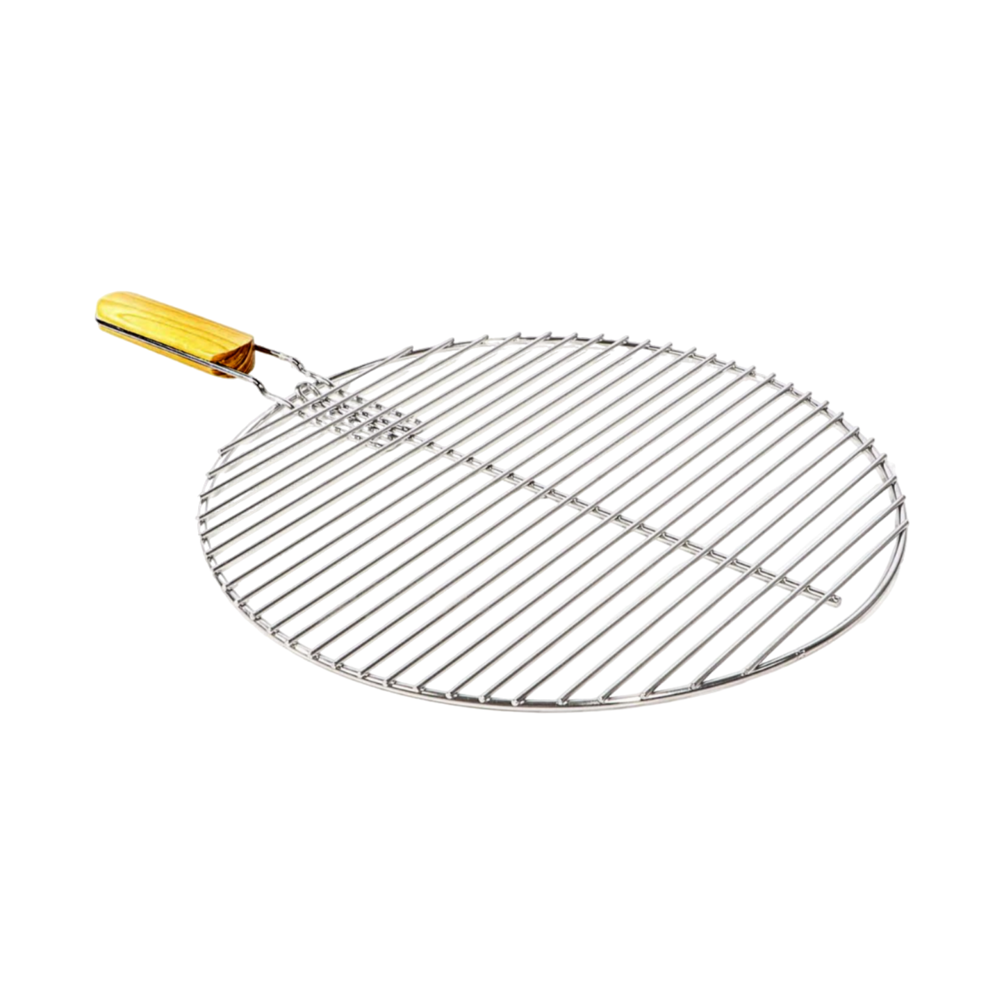 Grillrost | Edelstahl | ø 54,5cm | Kugelgrill | Gasgrill | Rund | Holzgriff