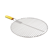 Grillrost | Edelstahl | ø 54,5cm | Kugelgrill | Gasgrill | Rund | Holzgriff