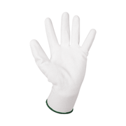 Arbeitshandschuhe | Nylon | PU-Beschichtung | 12 Paar | XXL | Weiß